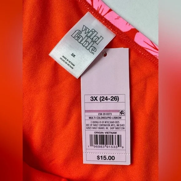 Wild Fable Floral Bikini Bottom Size 3XL Low Rise Cheeky NWT - Picture 7 of 9